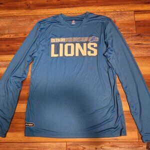 New Era Detroit Lions Men's Long Sleeve Shirt - Blue